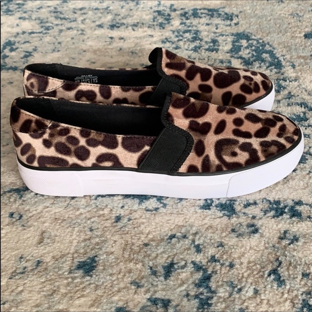 Leopard Print Loafer Sneaker NEW